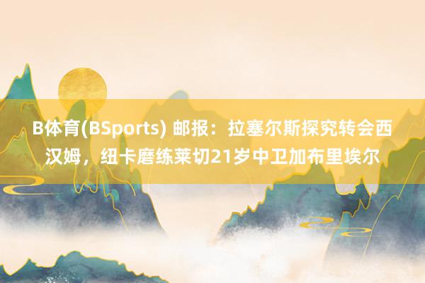 B体育(BSports) 邮报：拉塞尔斯探究转会西汉姆，纽卡磨练莱切21岁中卫加布里埃尔