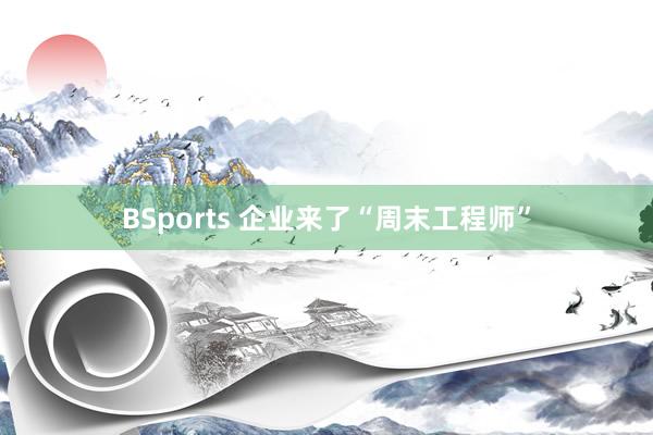 BSports 企业来了“周末工程师”