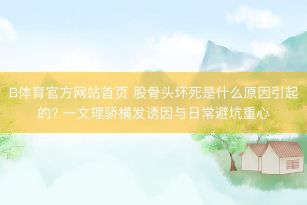 B体育官方网站首页 股骨头坏死是什么原因引起的? 一文理骄横发诱因与日常避坑重心