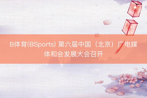 B体育(BSports) 第六届中国(北京)广电媒体和会发展大会召开