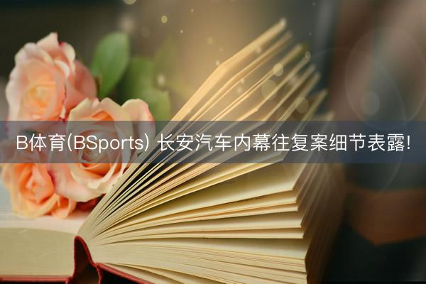B体育(BSports) 长安汽车内幕往复案细节表露!
