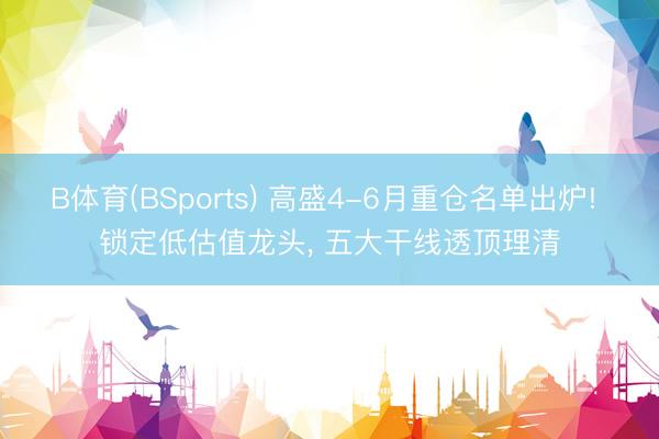 B体育(BSports) 高盛4-6月重仓名单出炉! 锁定低估值龙头， 五大干线透顶理清